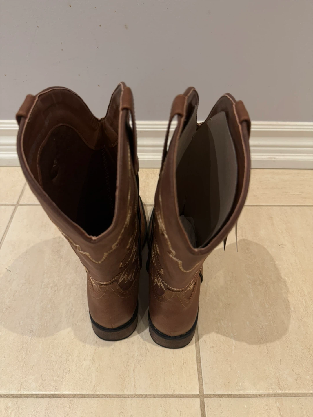 J-Sole Western Cowboy Boots Brown - photo 5