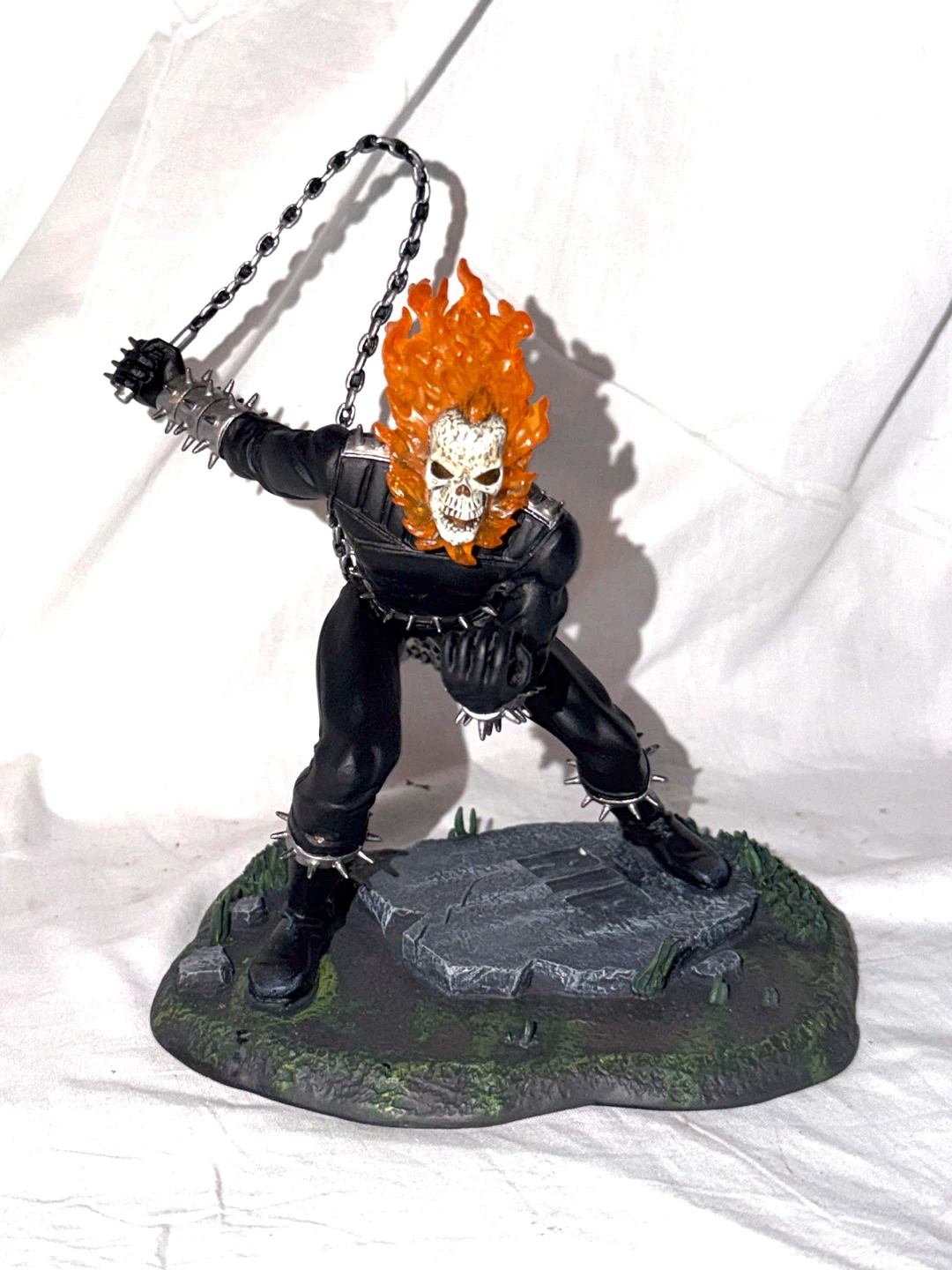 Corgi Marvel Knights Ghost Rider Metal Statue - photo 2