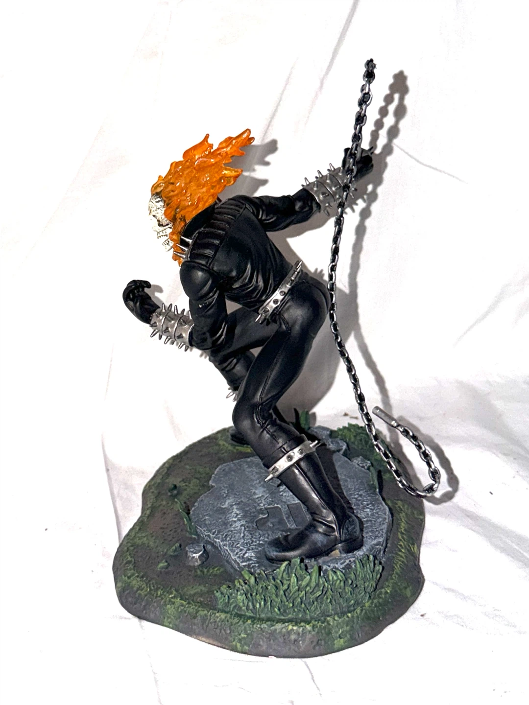 Corgi Marvel Knights Ghost Rider Metal Statue - photo 5
