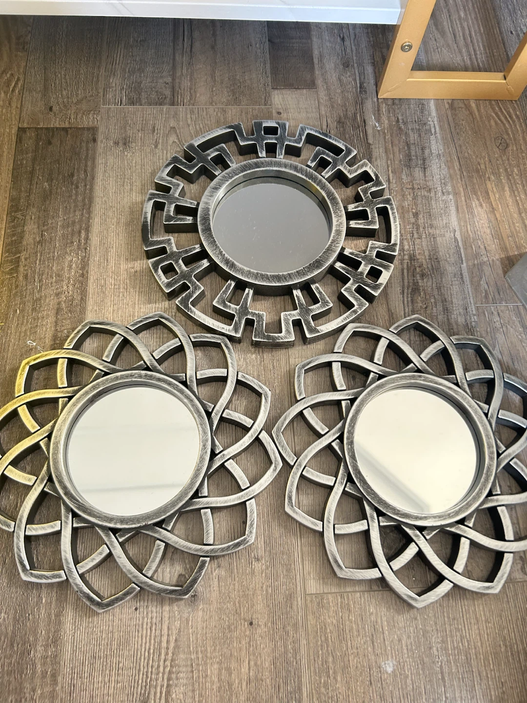Set of 3 Decorative Wall Mirrors