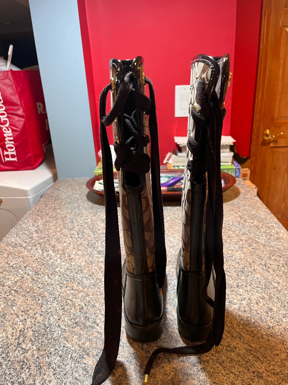 Coach Signature Knee High Boots - photo 2