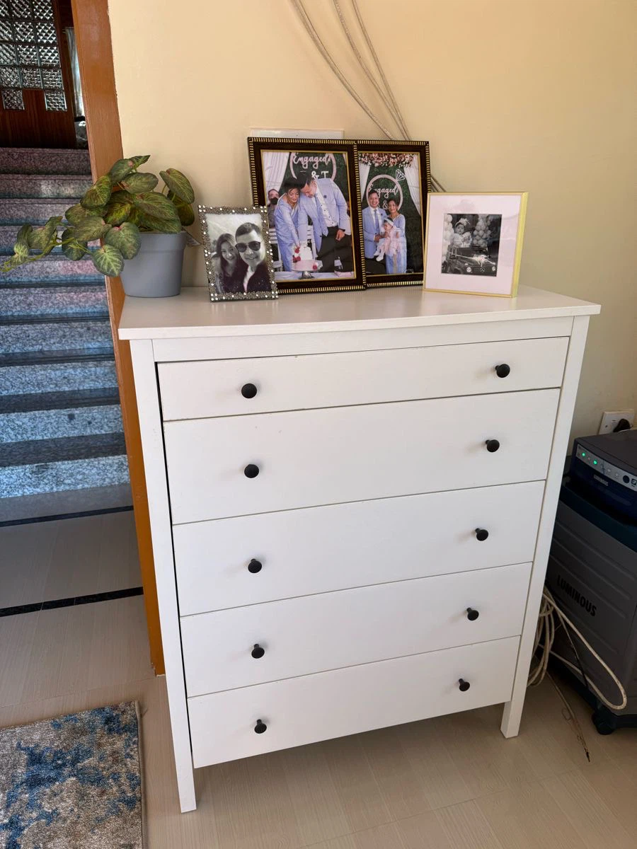 IKEA Koppang 5-Drawer Chest - White