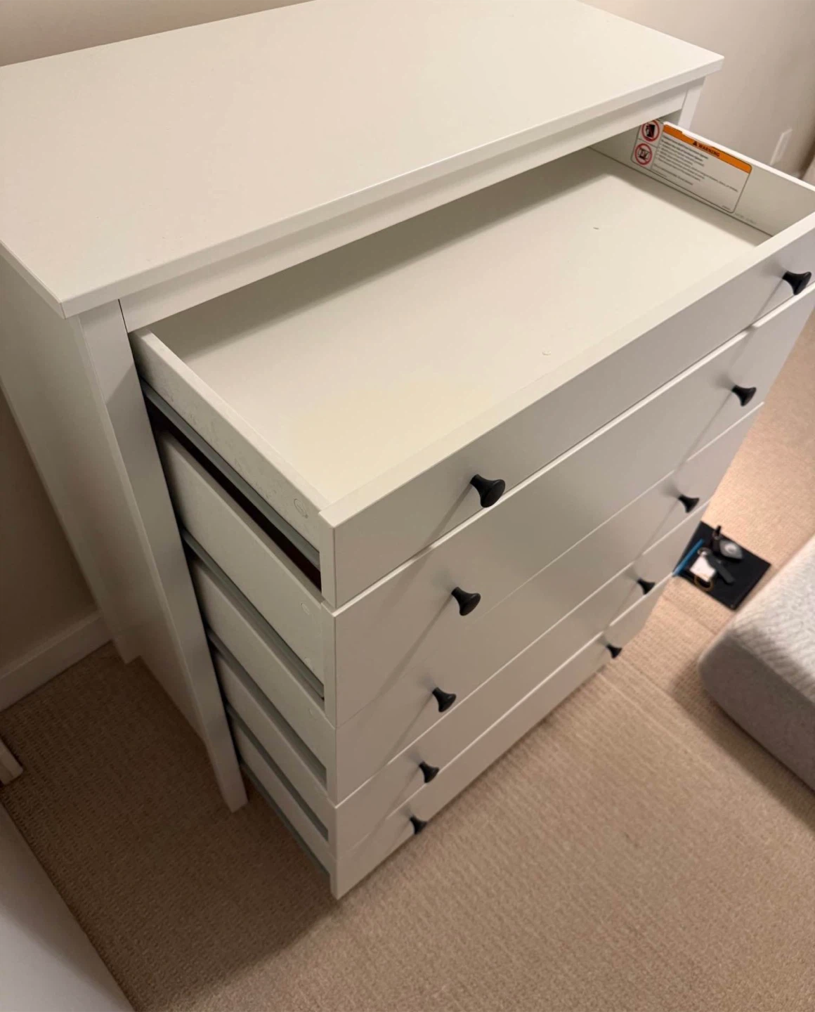 IKEA Koppang 5-Drawer Chest - White - photo 4