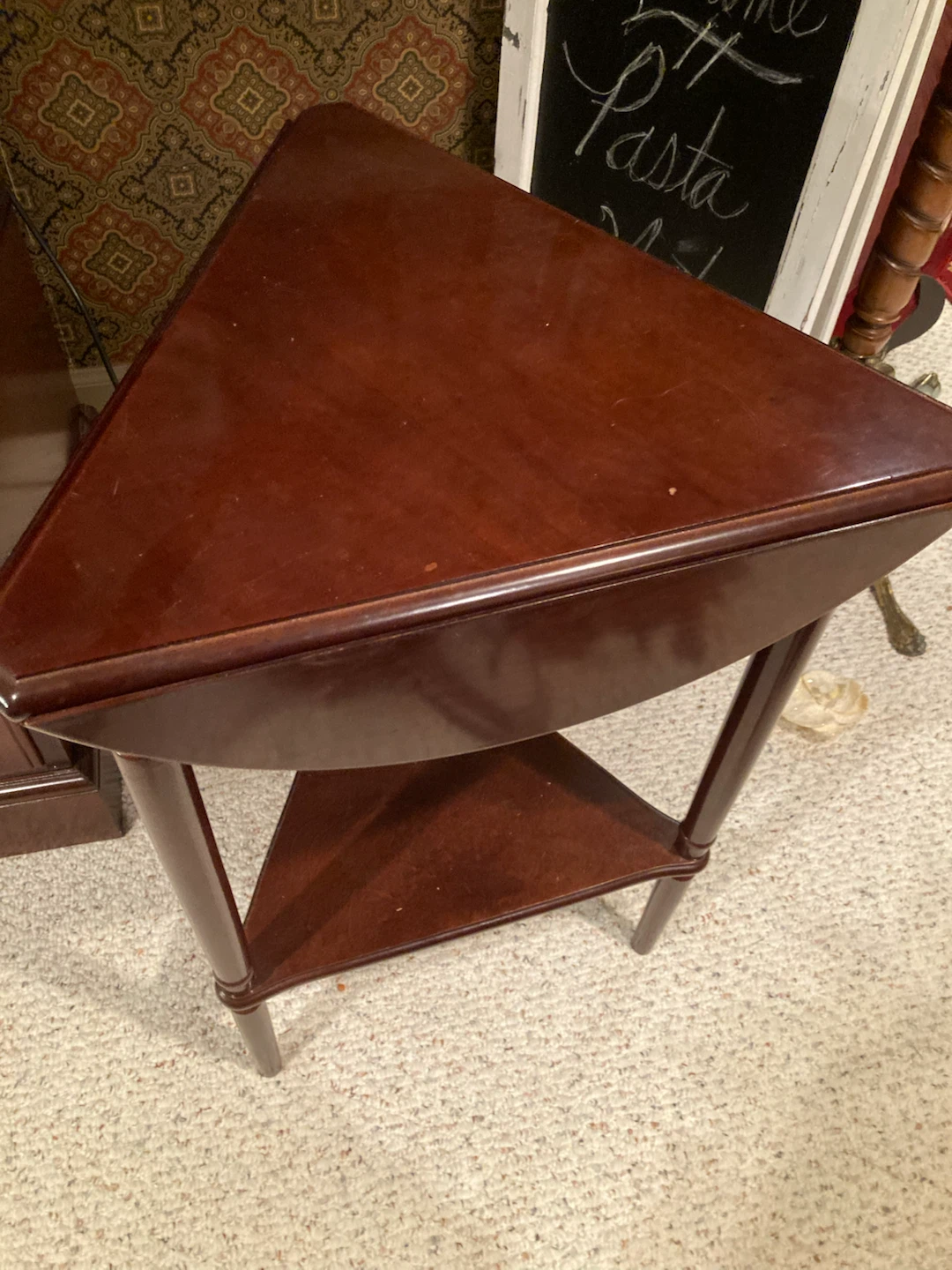 Collapsible Edge Wooden End Table - photo 3
