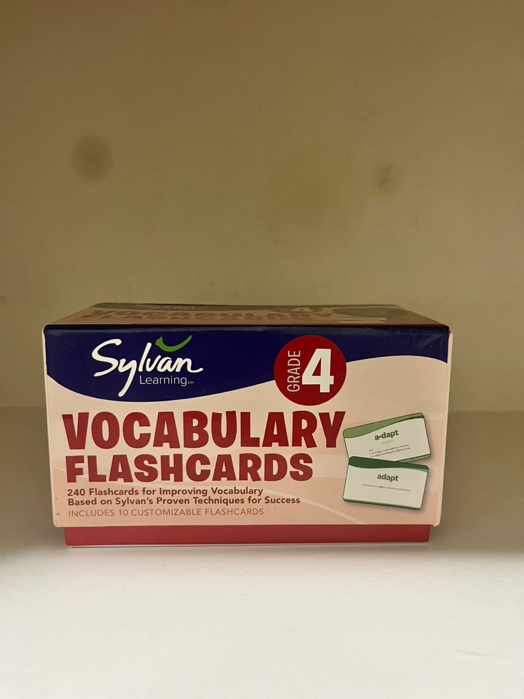 Sylvan Learning Grade 4 Vocabulary Flashcards