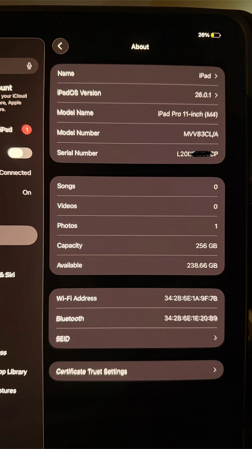 Ipad Pro 11 inch (M4) - photo 3