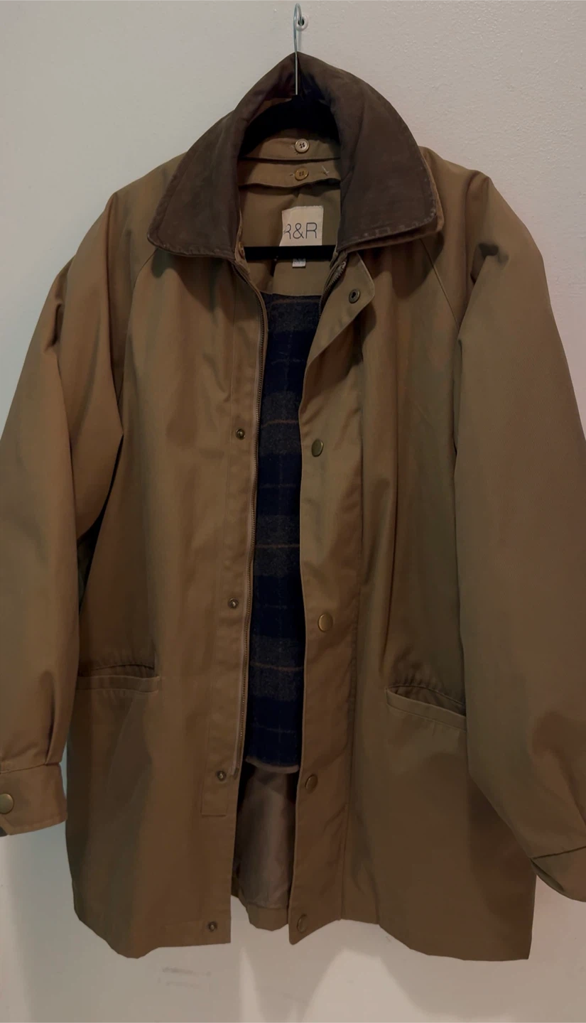 Vintage R&R Oversized Barn Jacket – 2-in-1 Fall/Winter Coat –