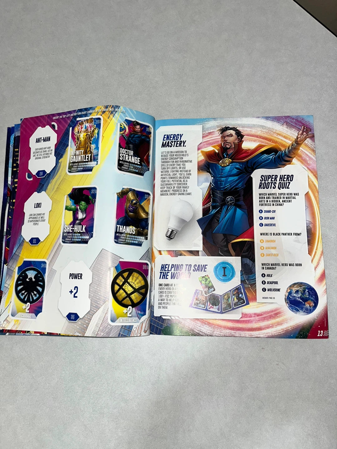 Marvel Go On A Mission Card Album - photo 3