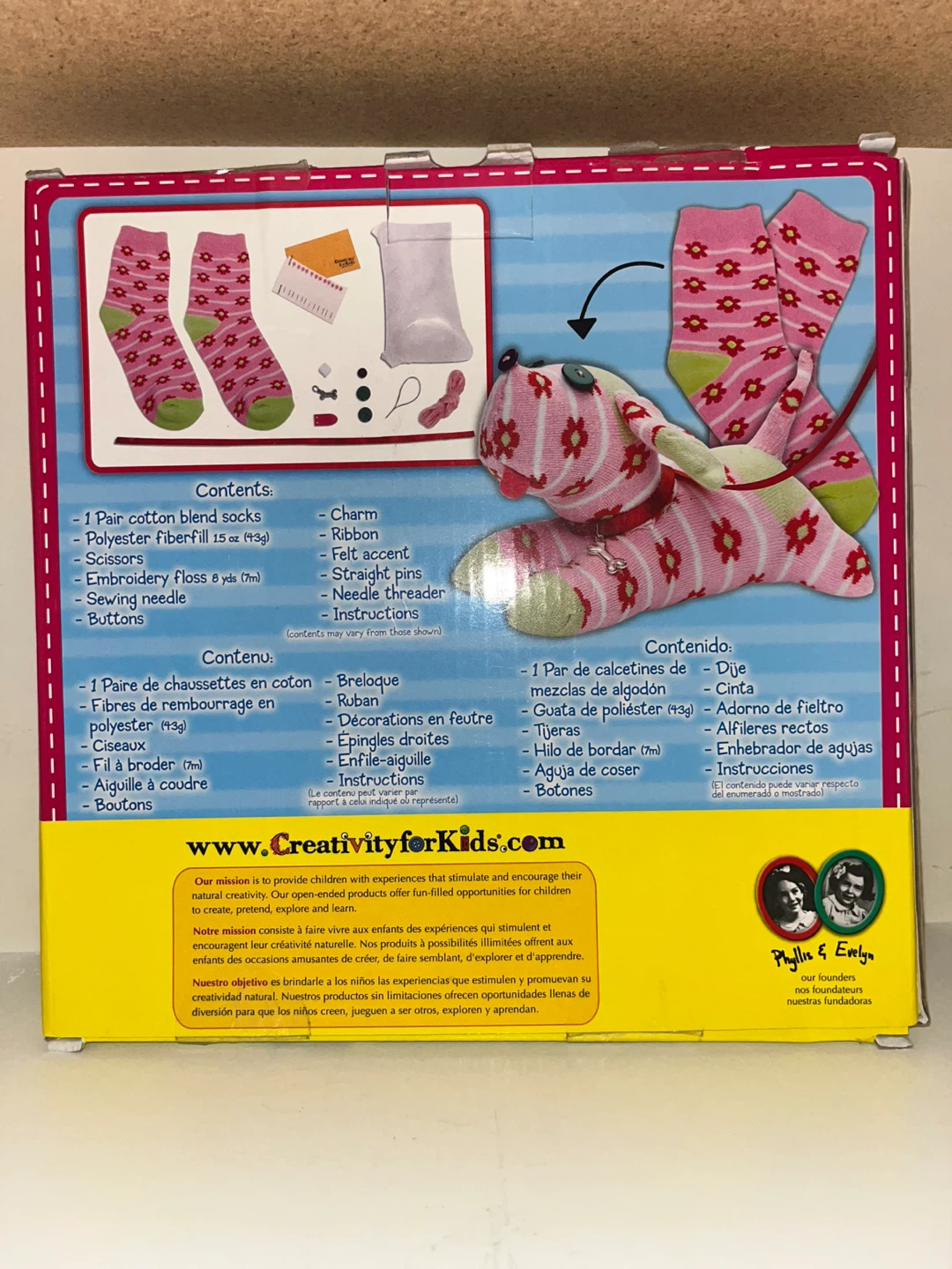 Creativity for Kids Sew Cute Sock Puppy Kit - Poppy - photo 2