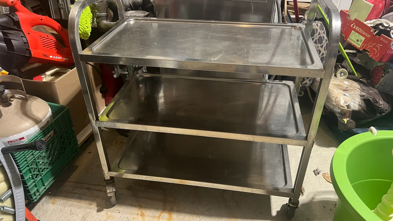 3-Tier Stainless Steel Utility Cart