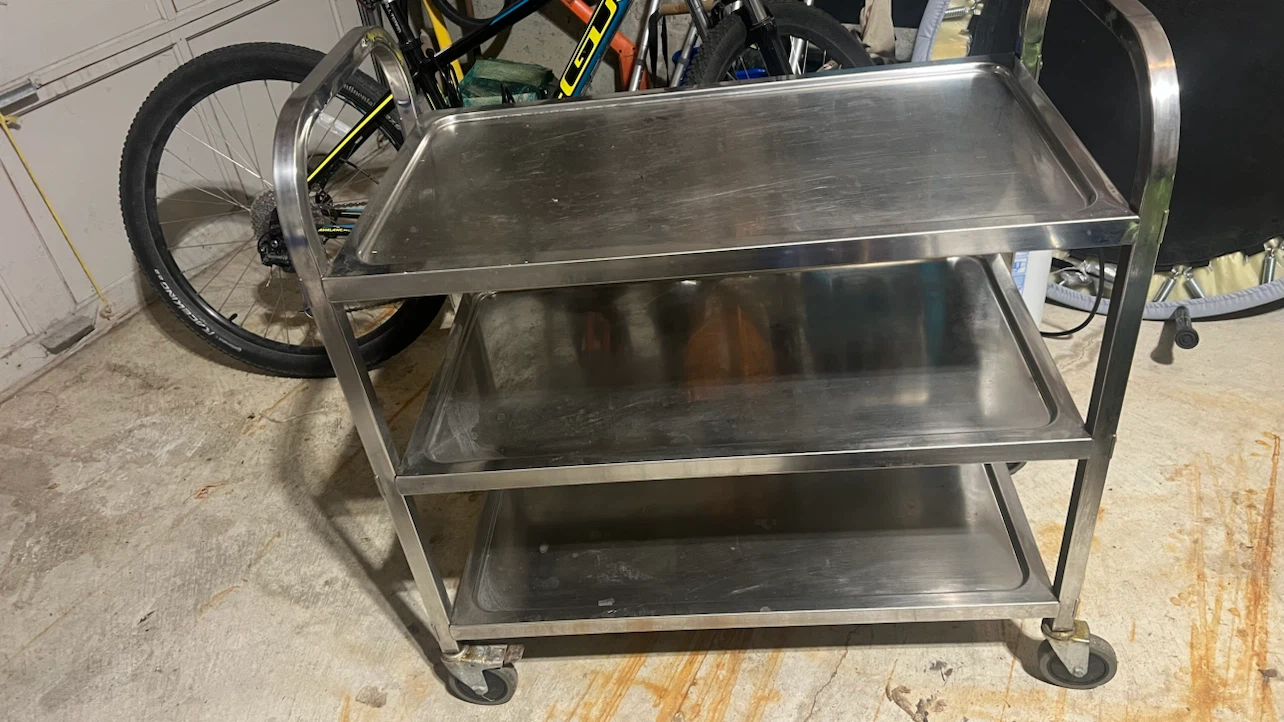 3-Tier Stainless Steel Utility Cart - photo 4