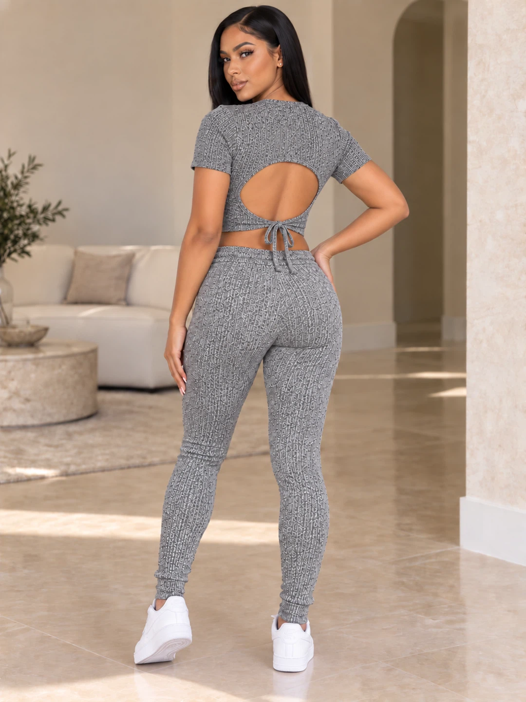 Grey Two-Piece Set Matching Set - photo 2