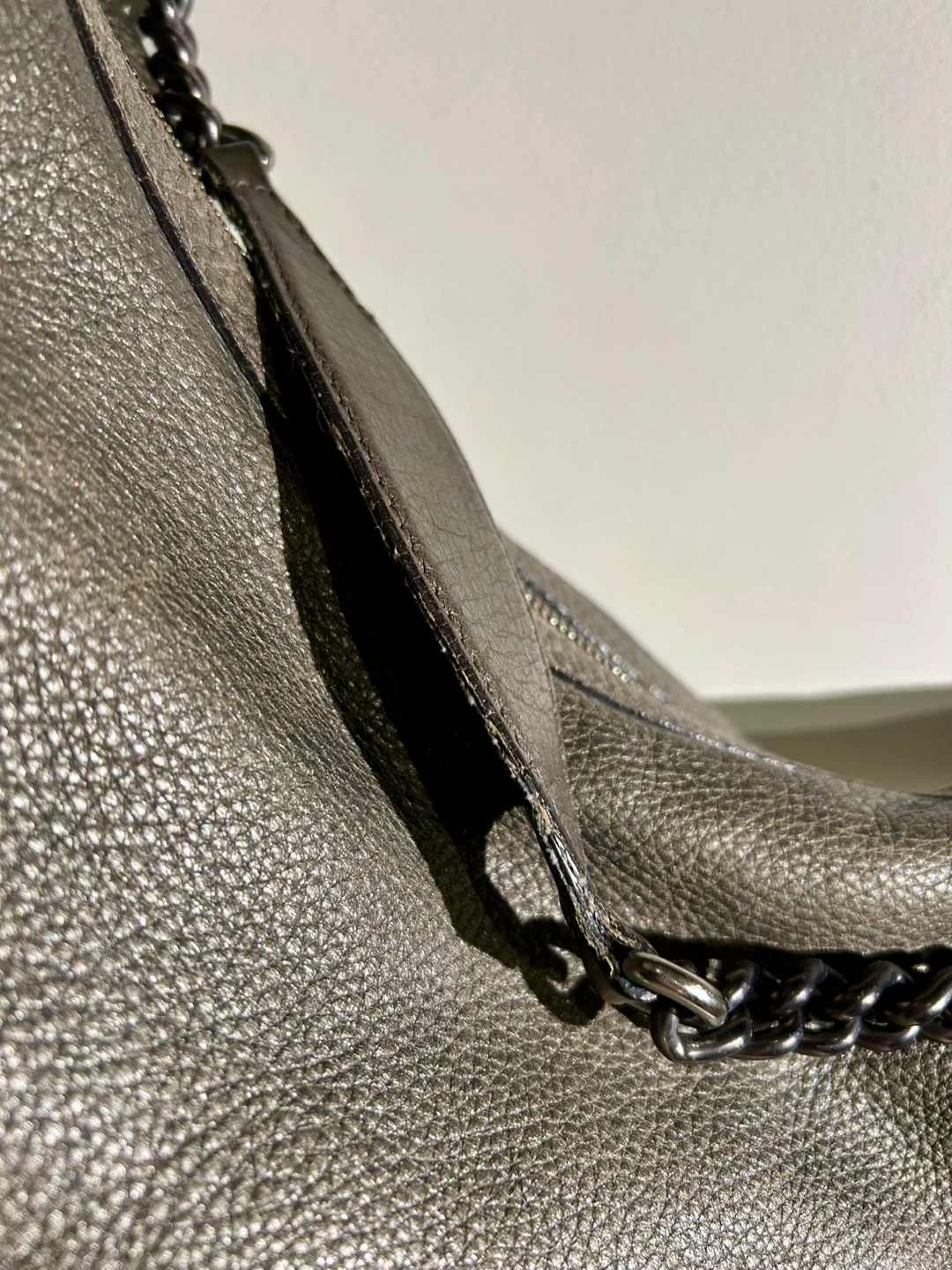 Gucci Soho Pewter Leather Shoulder Bag - photo 3