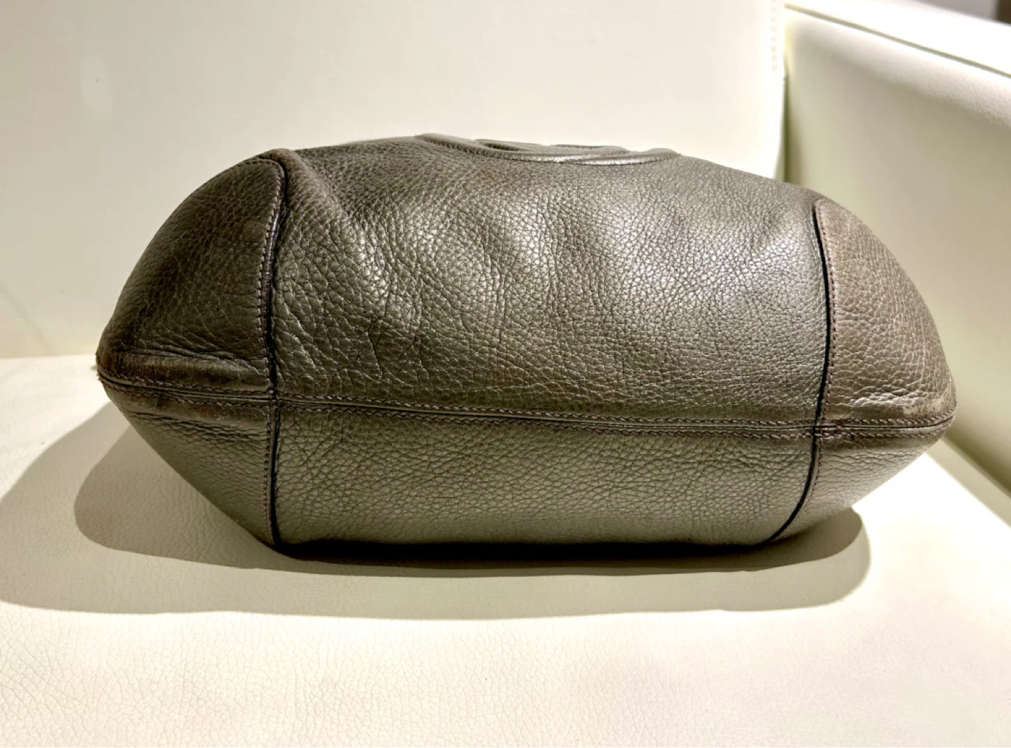 Gucci Soho Pewter Leather Shoulder Bag - photo 5