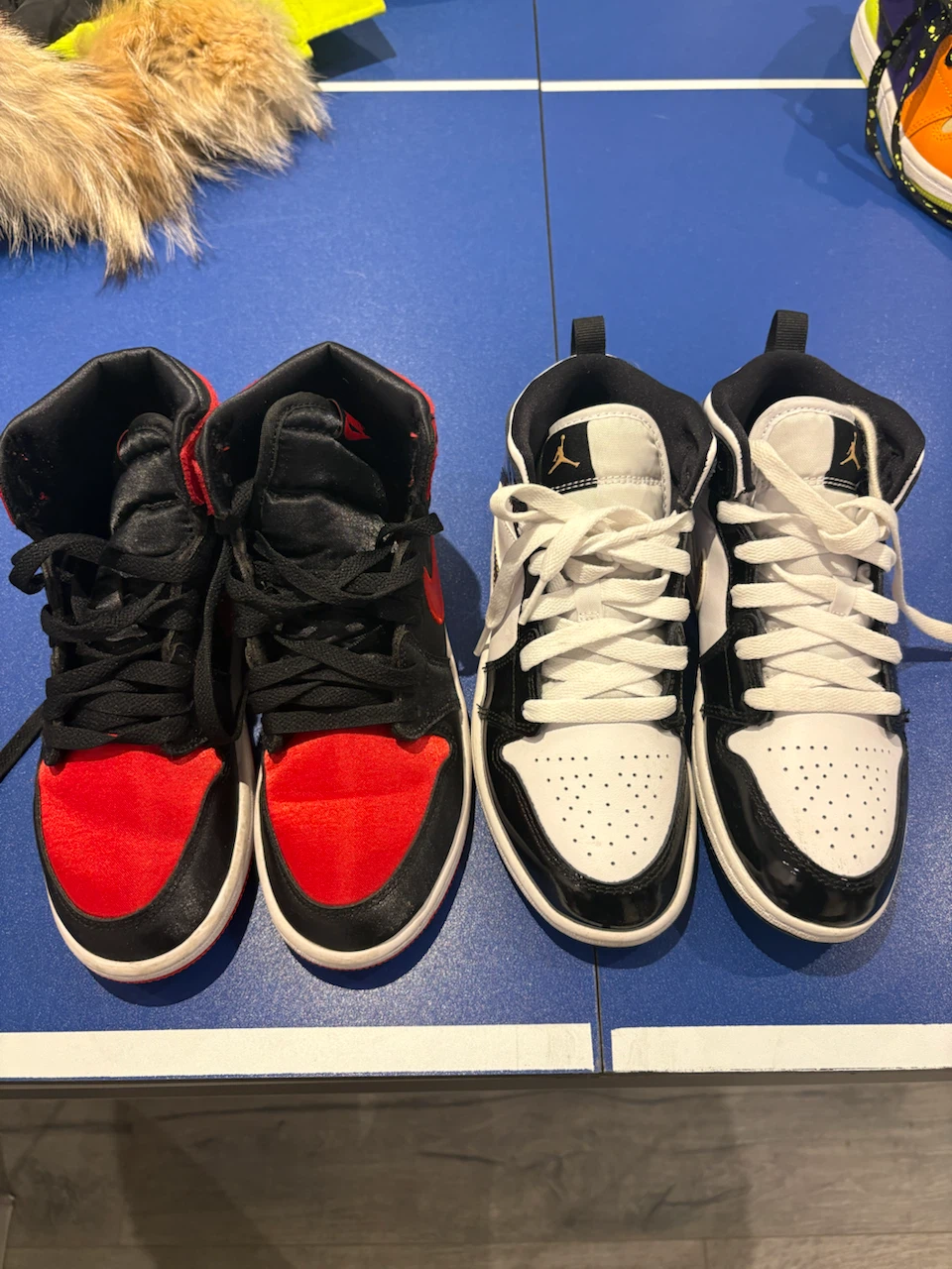 Two pairs of Jordan sneakers