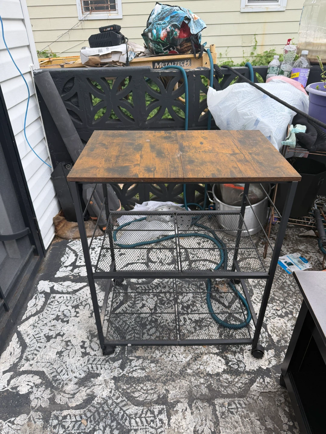 Industrial Rolling Kitchen Cart - photo 3