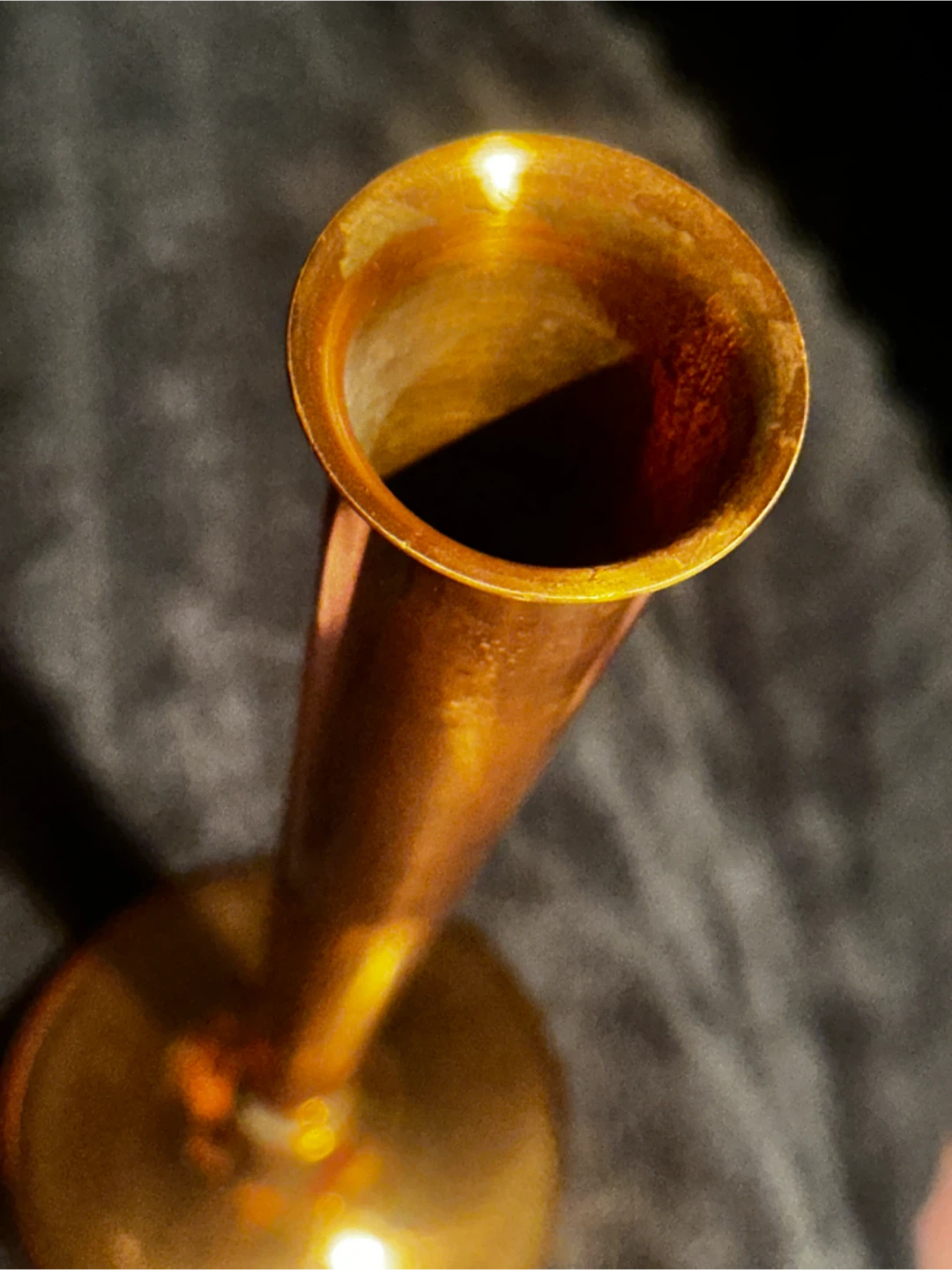 Vintage copper bud vase - photo 2