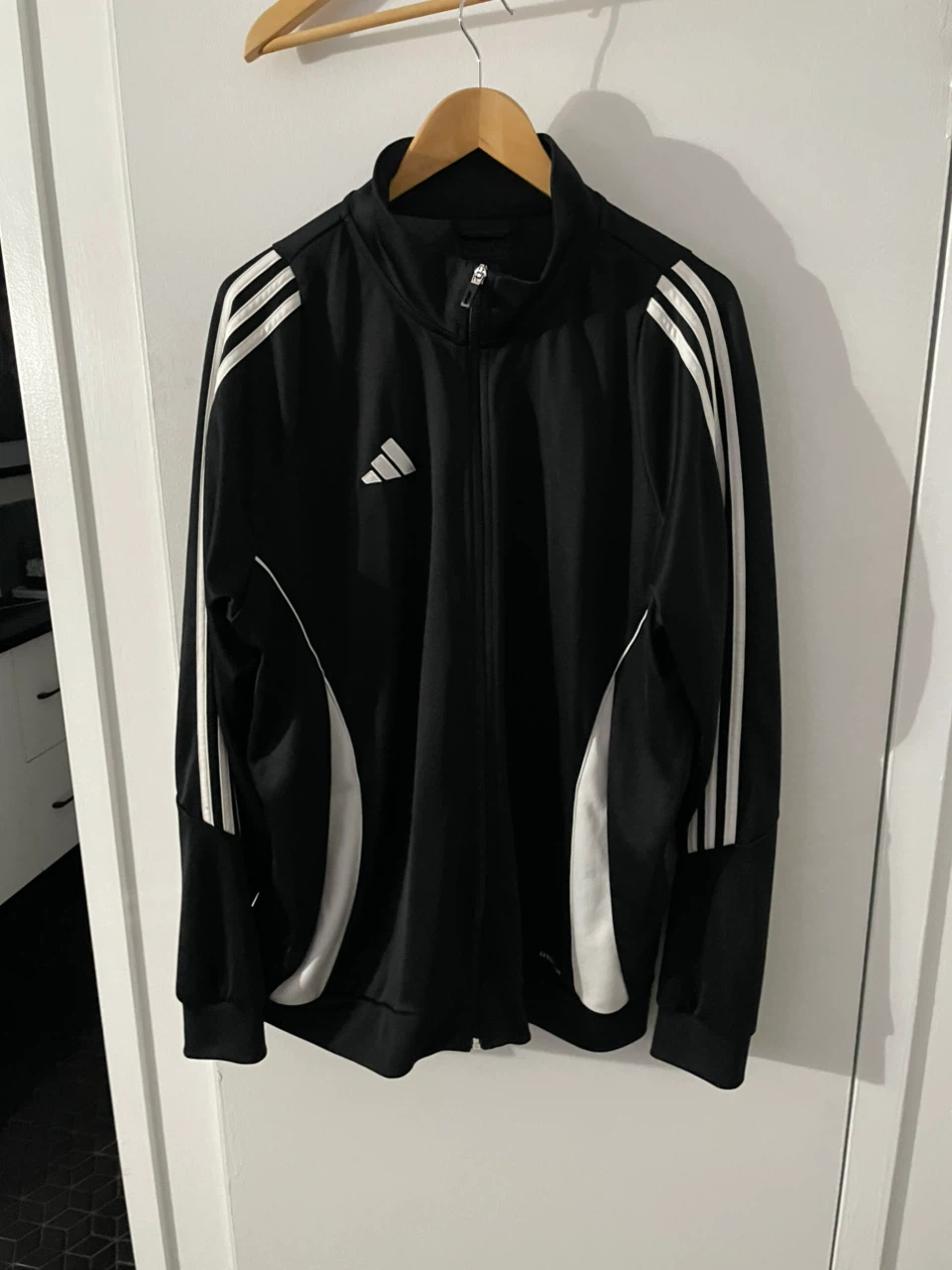 Adidas Black and White Tracksuit Set