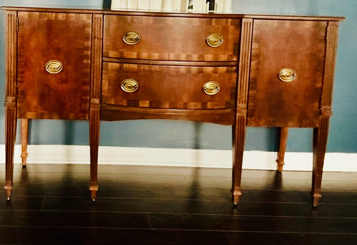 Vintage Mahogany Buffet Sideboard