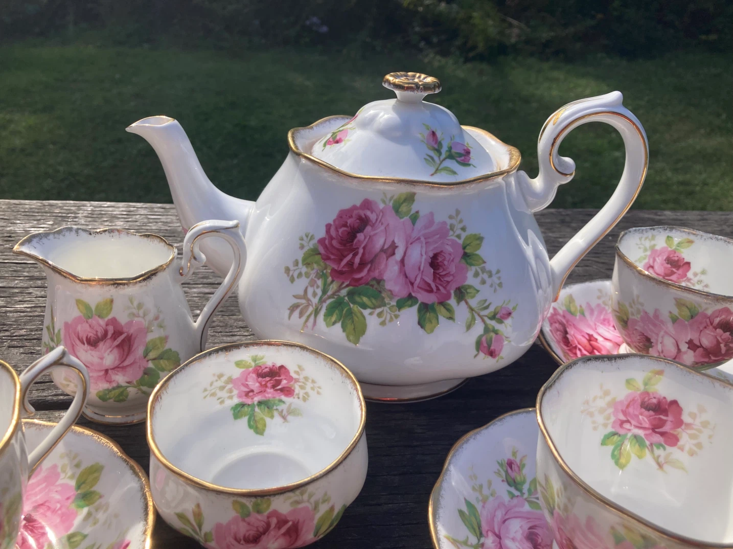Royal Albert tea set for 8 American Beauty - photo 2