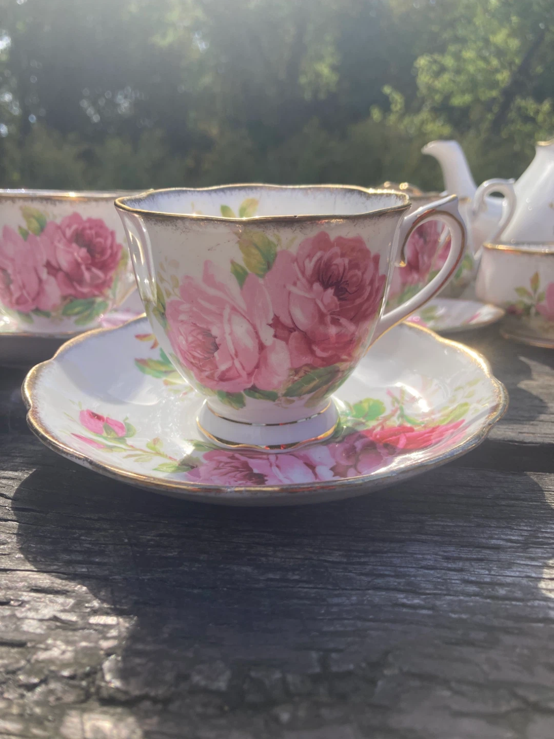 Royal Albert tea set for 8 American Beauty - photo 4
