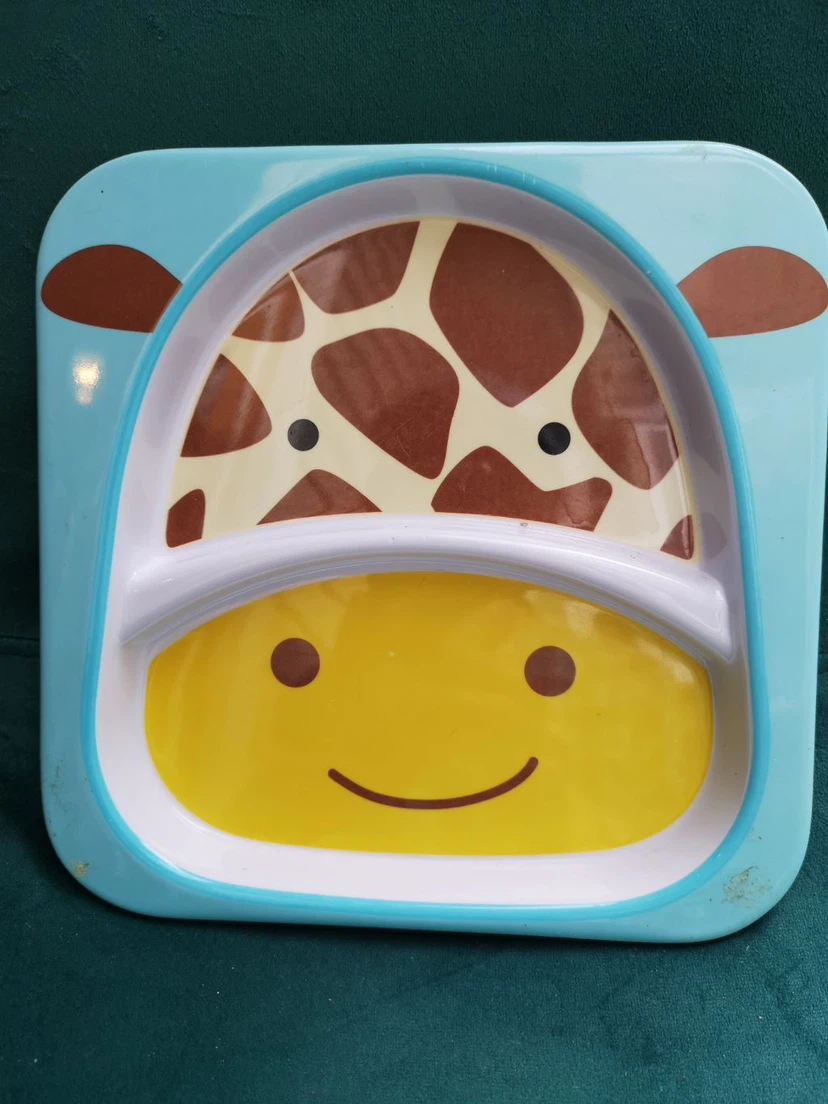 Set of 4 Skip Hop Zoo Kids Divided Plates - photo 3