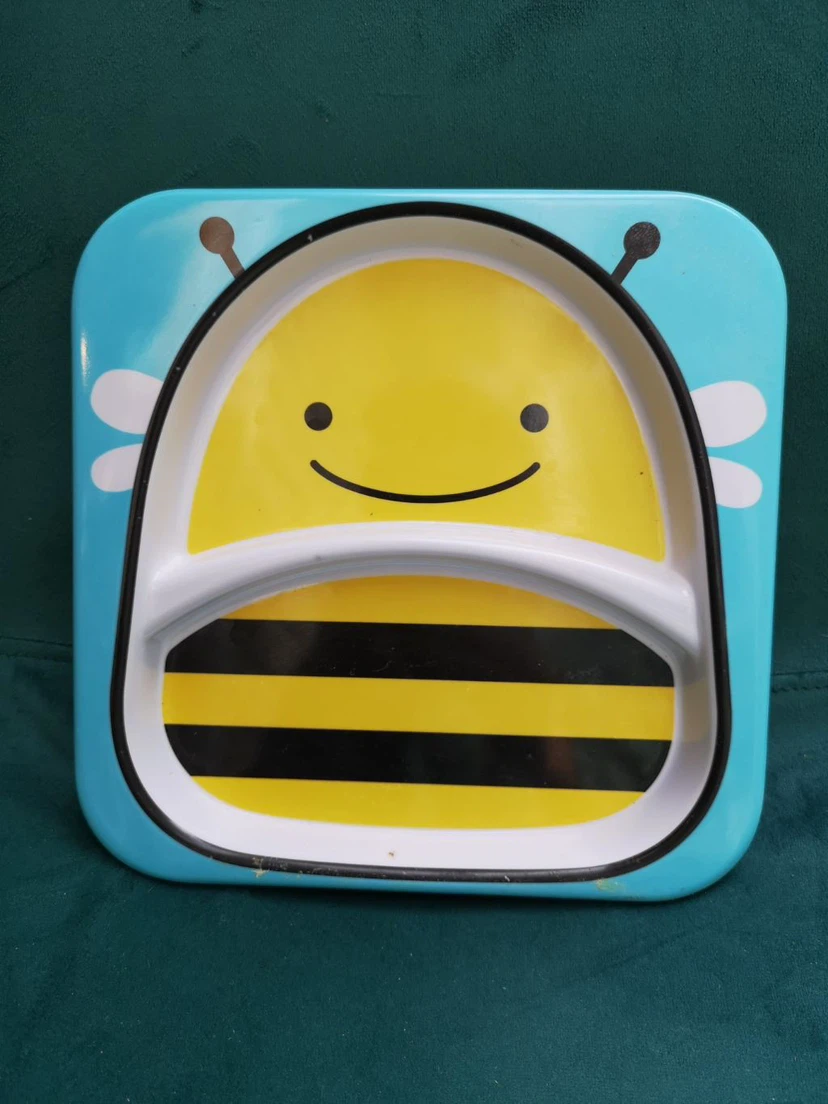 Set of 4 Skip Hop Zoo Kids Sectioned Plates - photo 4