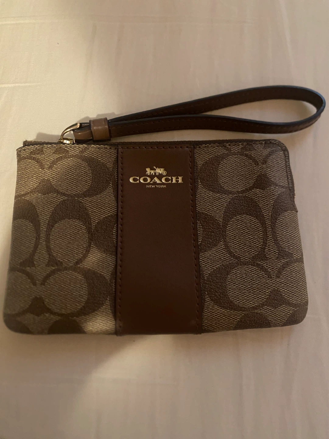 Coach Signature Wristlet