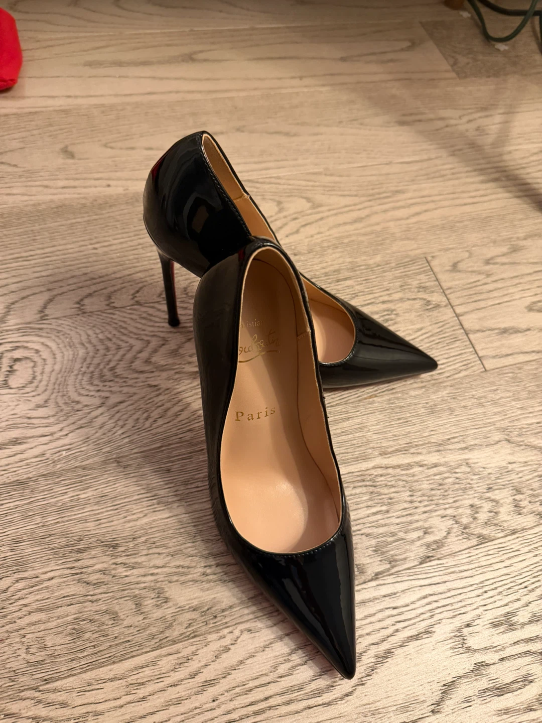 Christian Louboutin Black Patent Heels