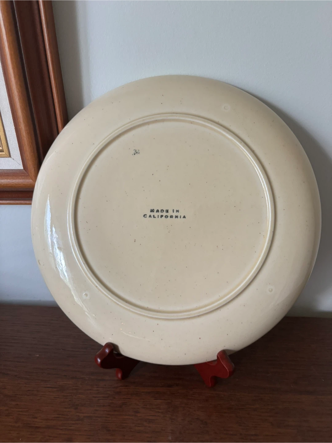 Metlox 12” Poppytrail California Provincial Rooster Platter - photo 2