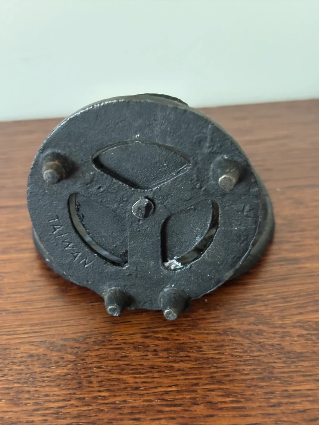 Cast Iron God Bless Our Home Candle Holder - photo 3