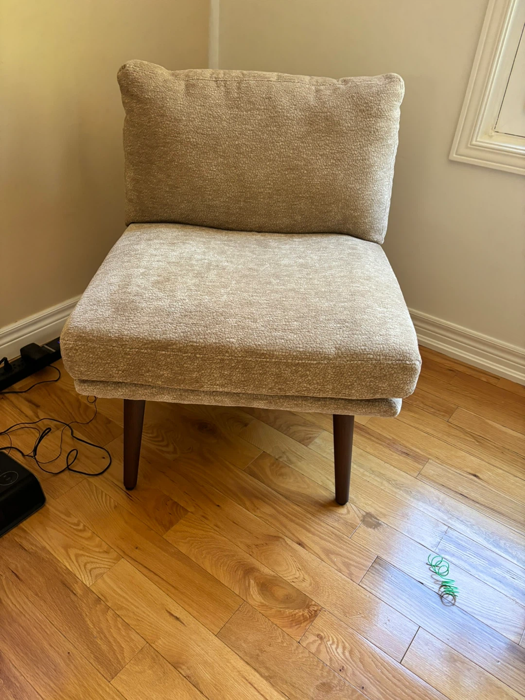 Beige Accent Chair - photo 2