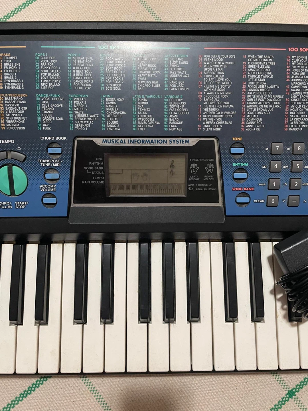 Casio Song Bank Keyboard - photo 4