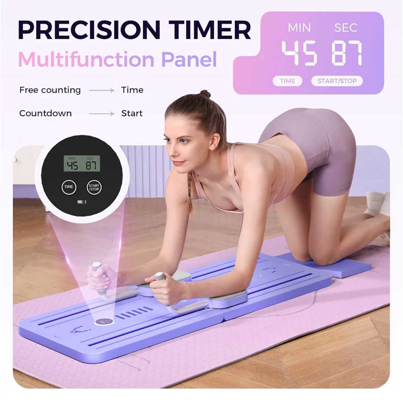 Mosdos Foldable Portable Pilates Reformer - photo 4