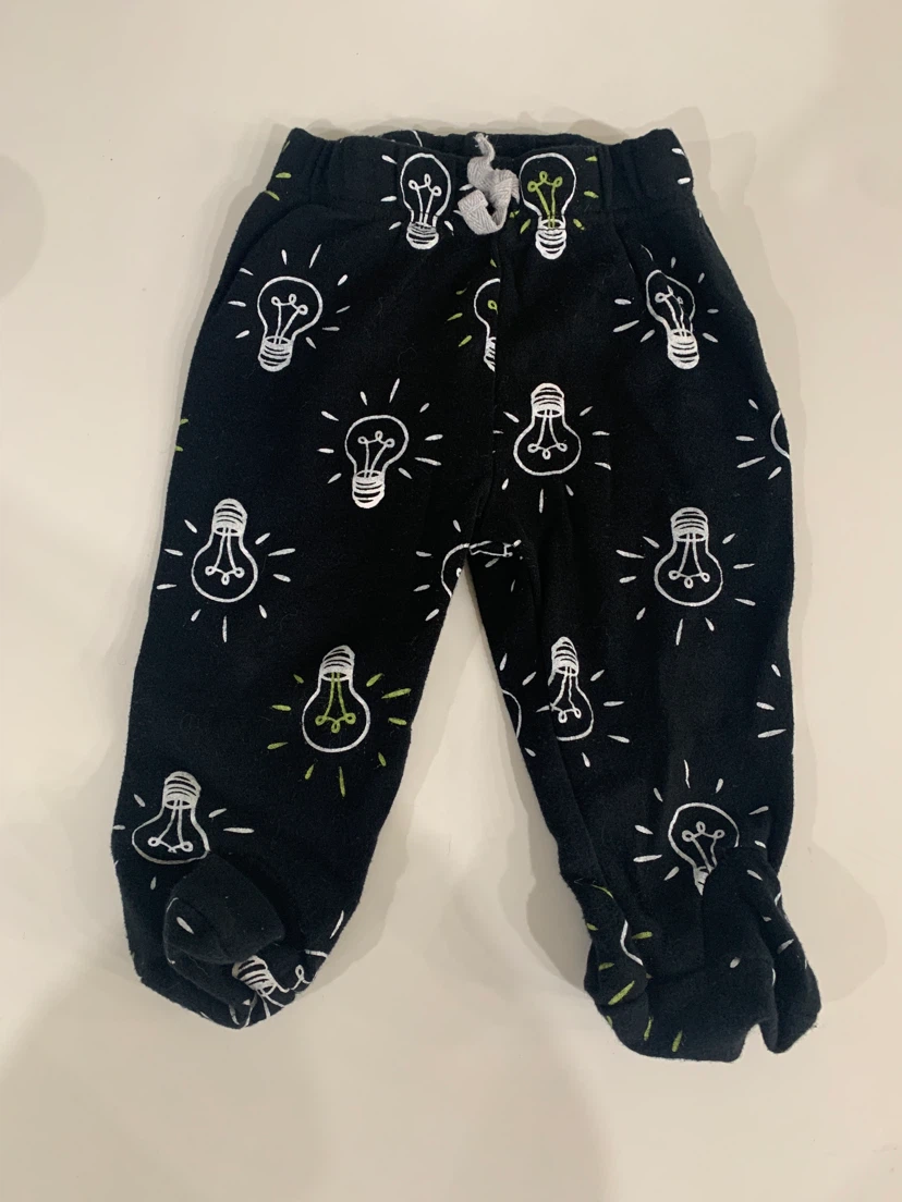 George Black Lightbulb Joggers 3-6M