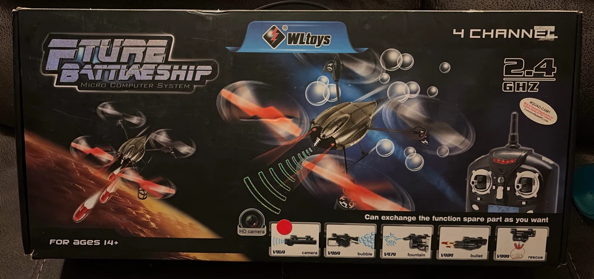 New WLtoys RC Drone w/ HD Camera (Sealed Box)