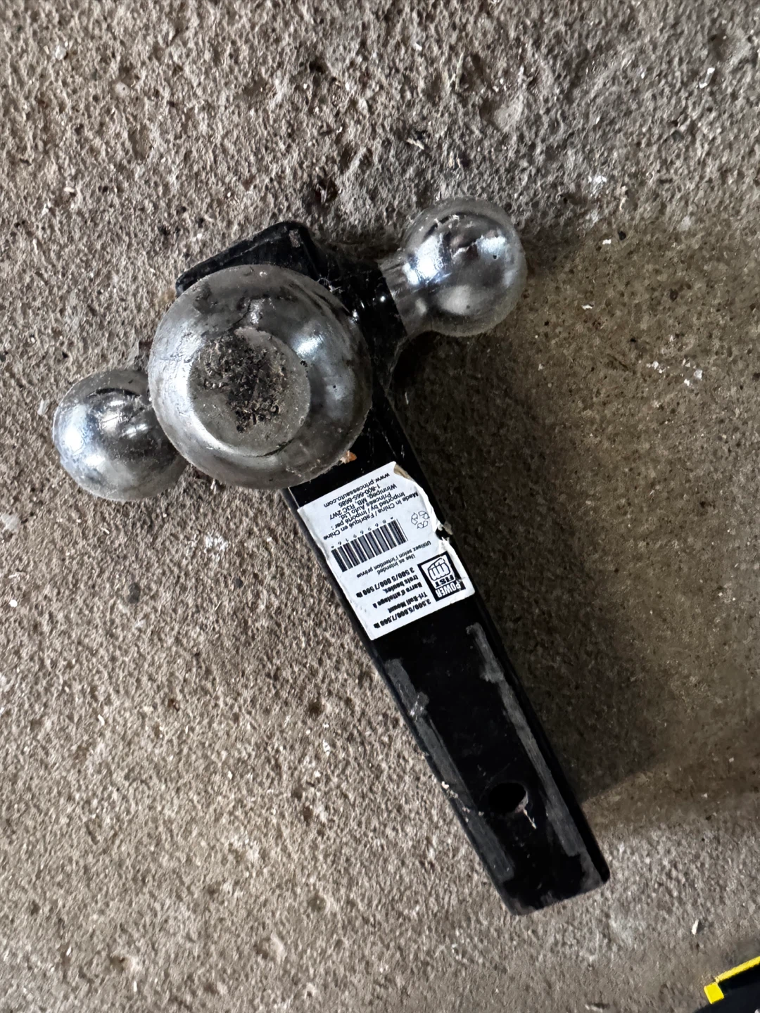 Power Fist Tri-Ball Trailer Hitch