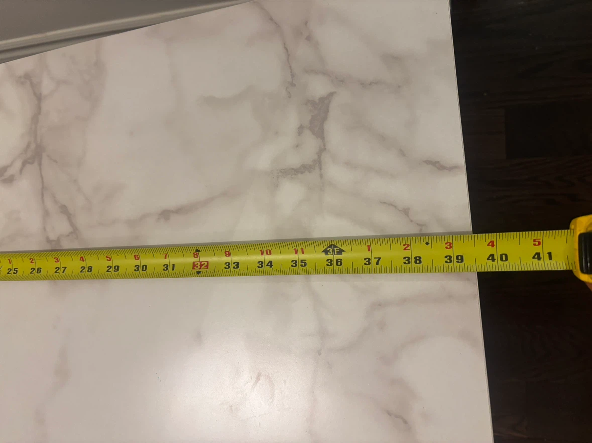 White Marble Effect Coffee Table - photo 4