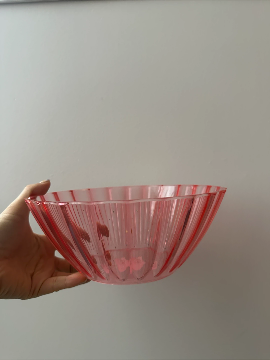 (new) lightweight plastic pink bowl #freecycle