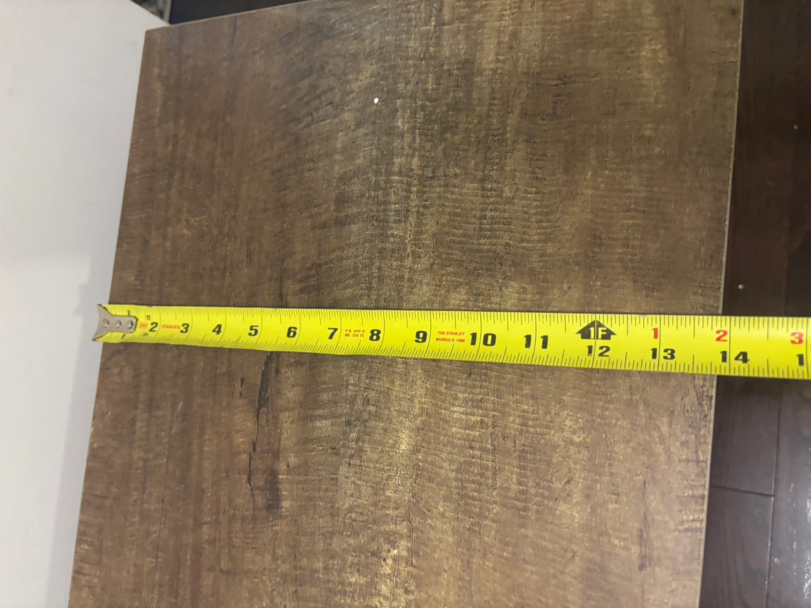 Rustic Wood End Table with Shelf - photo 5