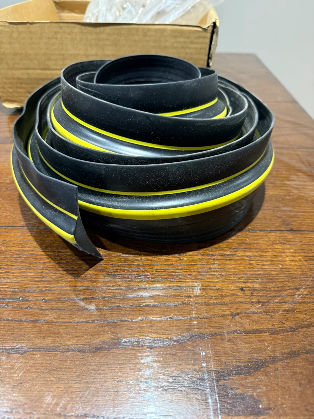 Heavy Duty Rubber Floor Cable Protector & Garage Seal