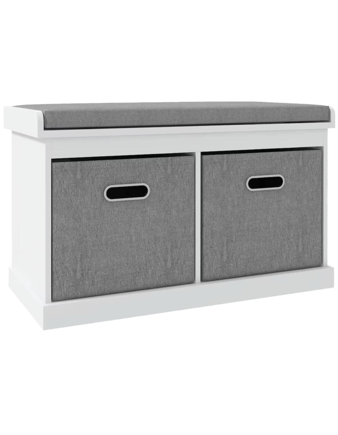 Storage Bench with Two Fabric Drawers - photo 5