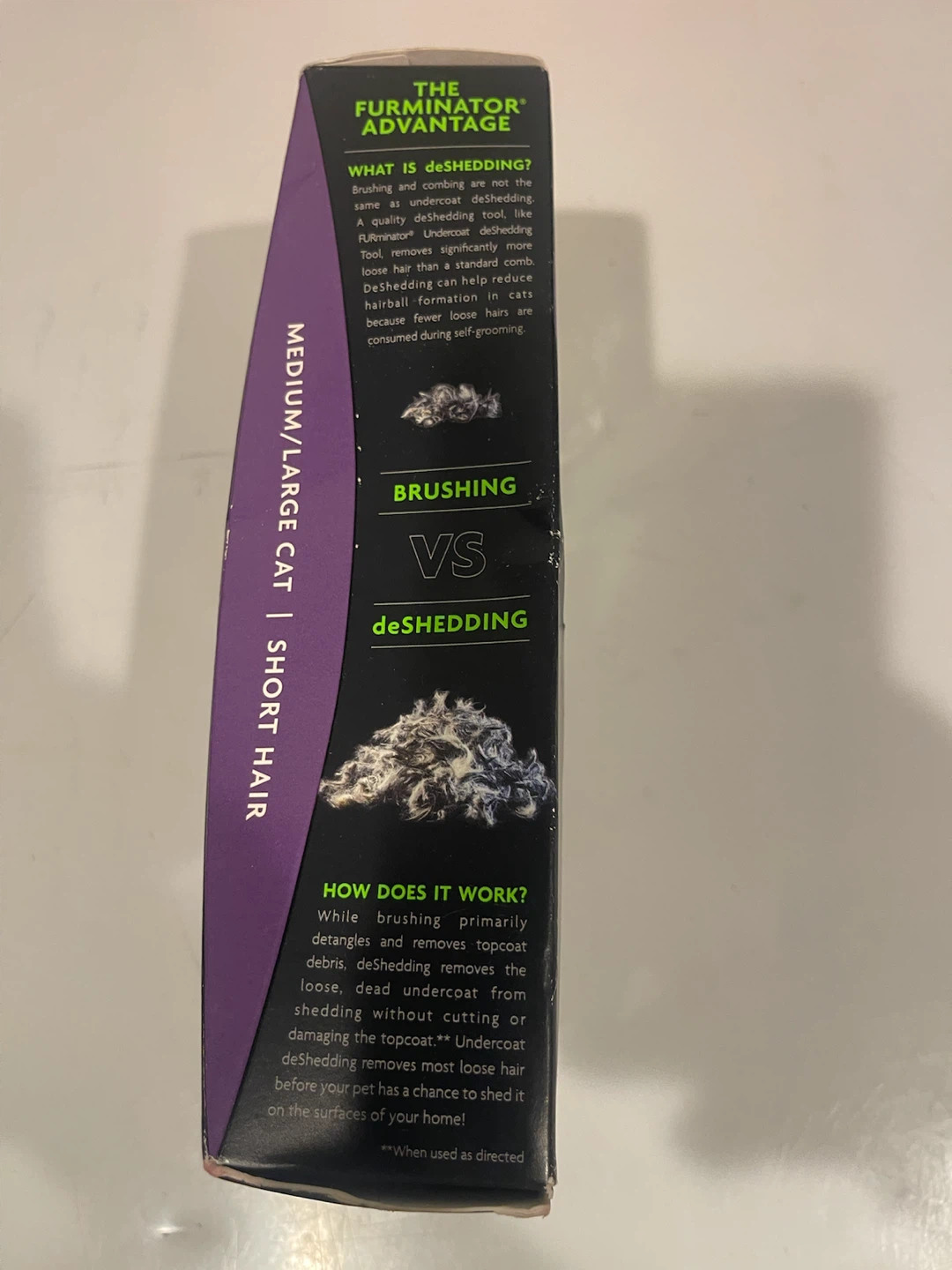 FURminator Undercoat deShedding Tool for Medium/Large Cats - photo 4