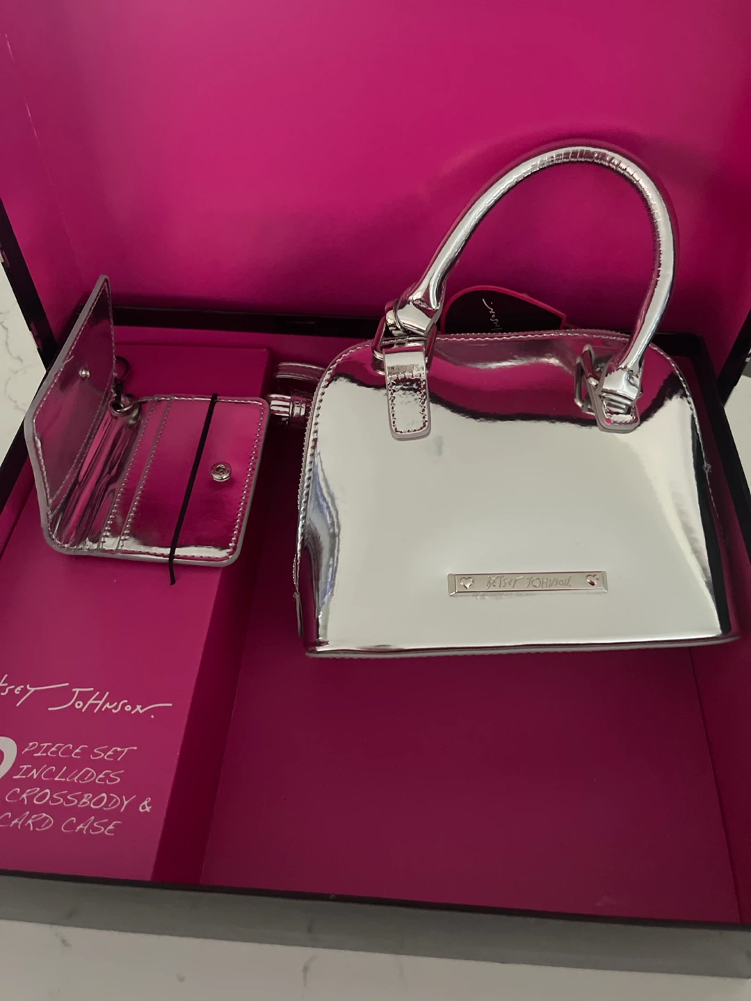 Betsey Johnson 2-Piece Crossbody and Card Case Set - photo 4