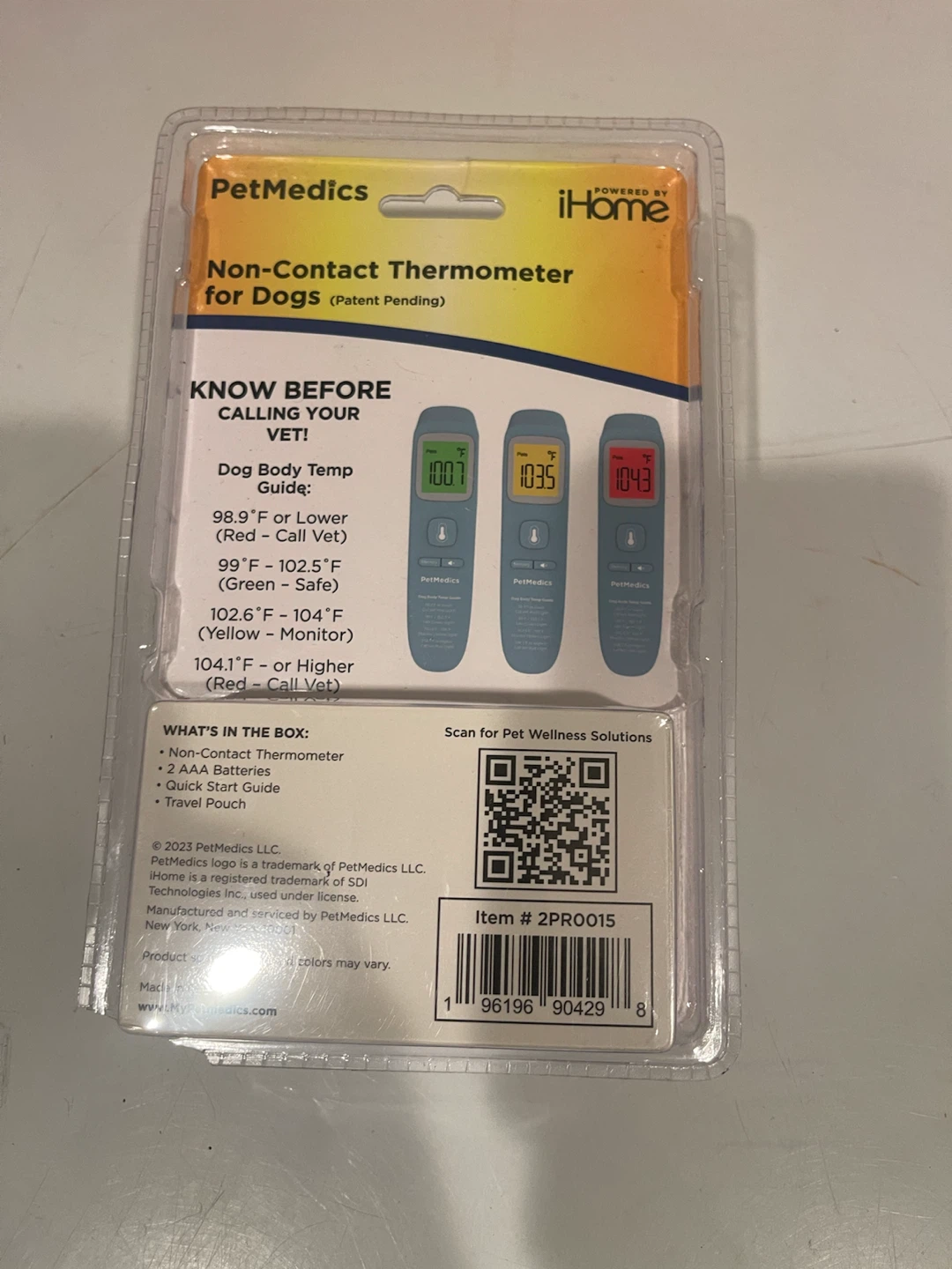 PetMedics Non-Contact Thermometer for Dogs - photo 5