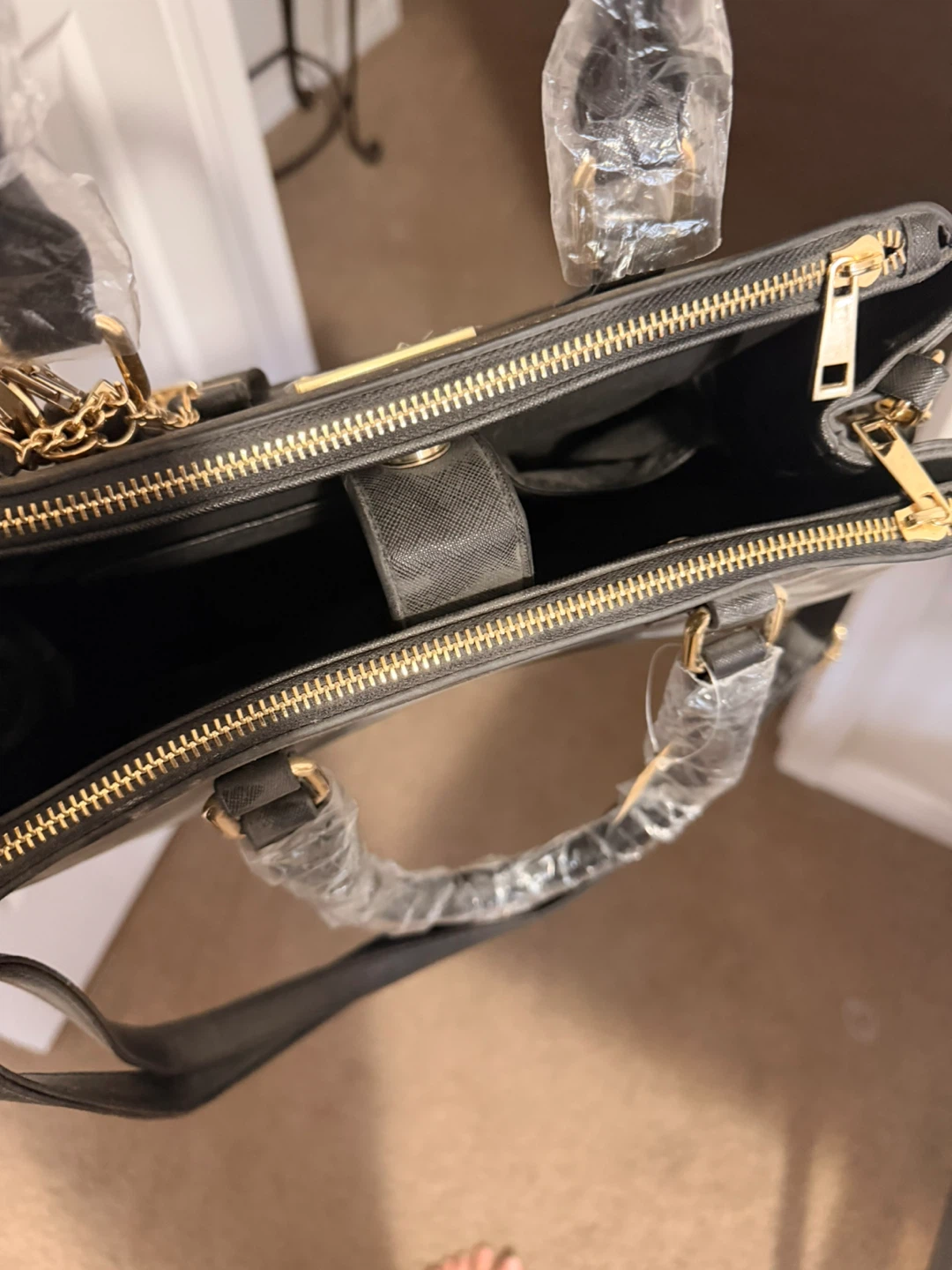 Call It Spring Handbag - Olive and Black - photo 4