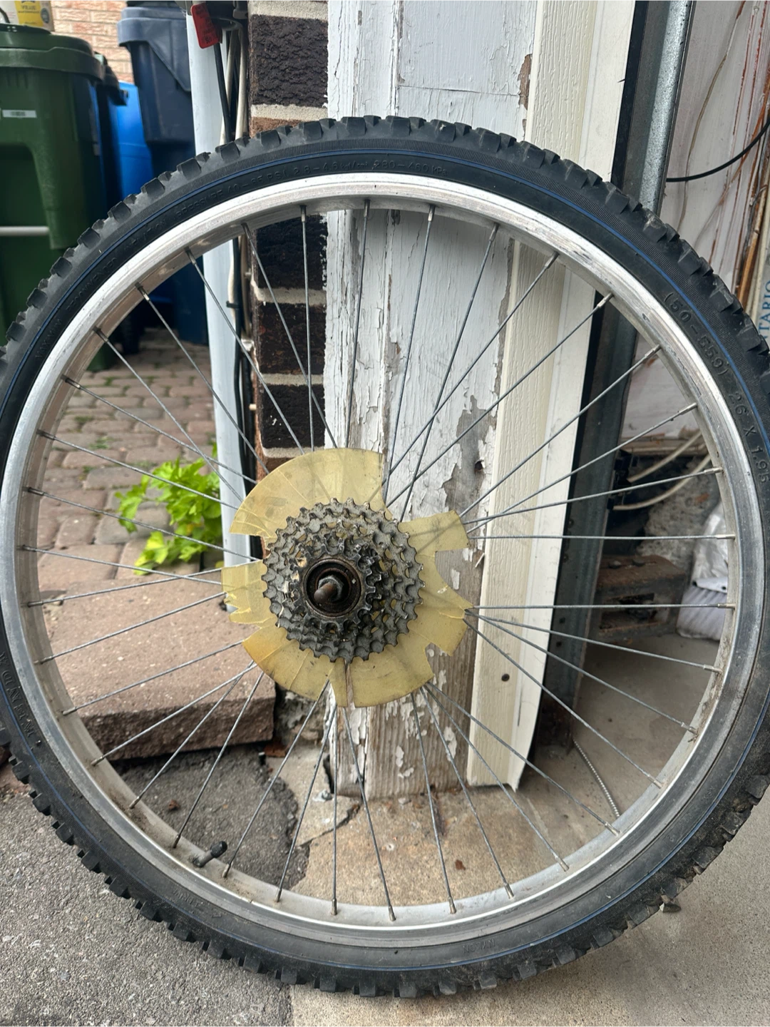 26 Inch Bicycle Wheel with Cassette - photo 2
