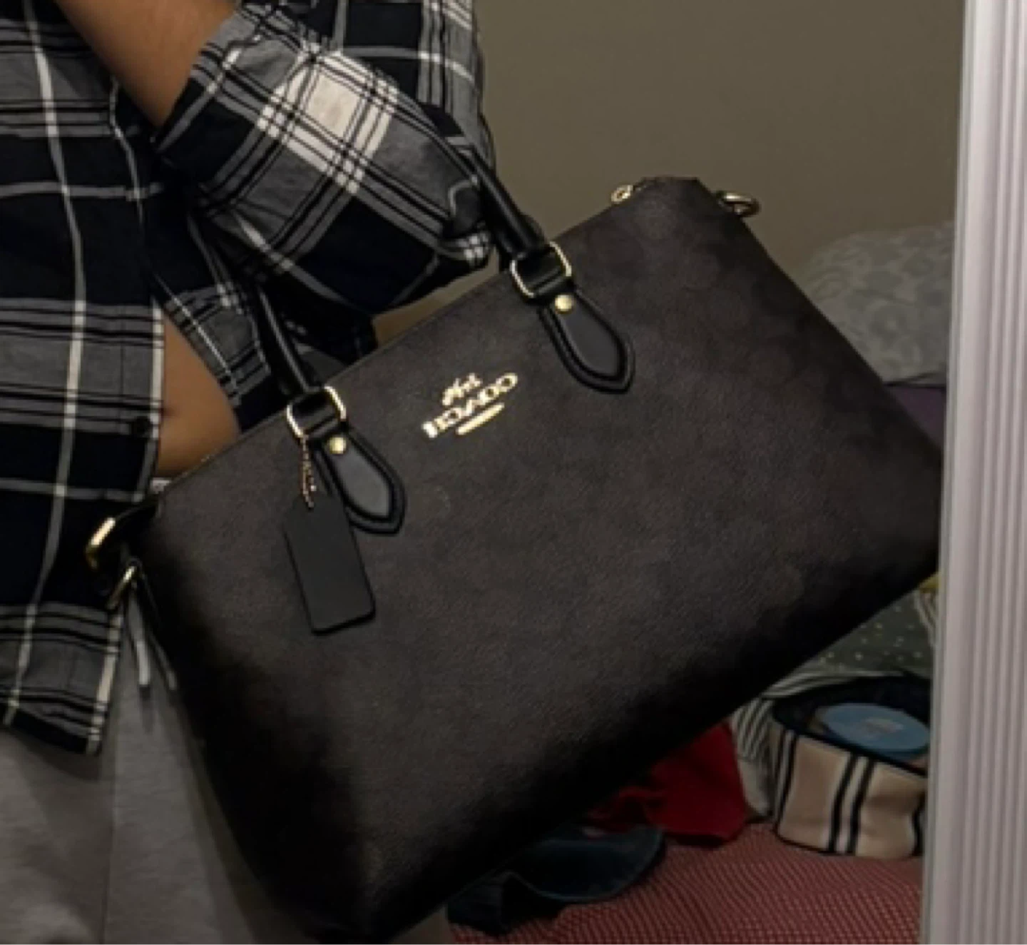 Coach Georgia Satchel Bag in Signature Print - photo 3