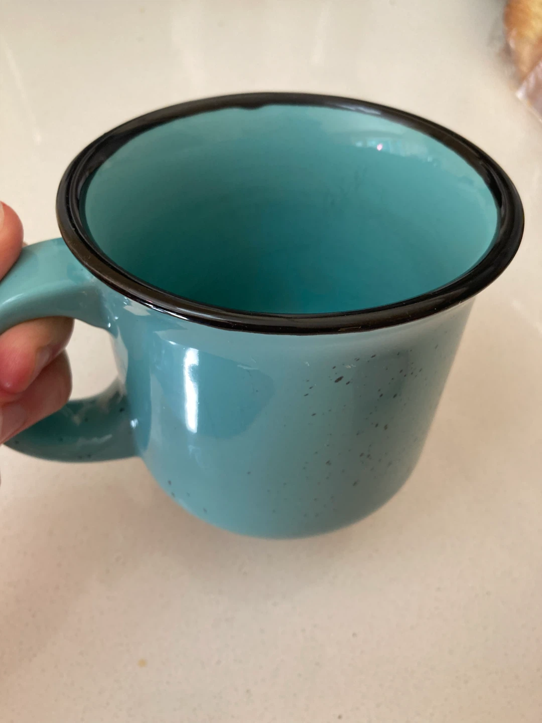 Two Speckled Ceramic Mugs - photo 2