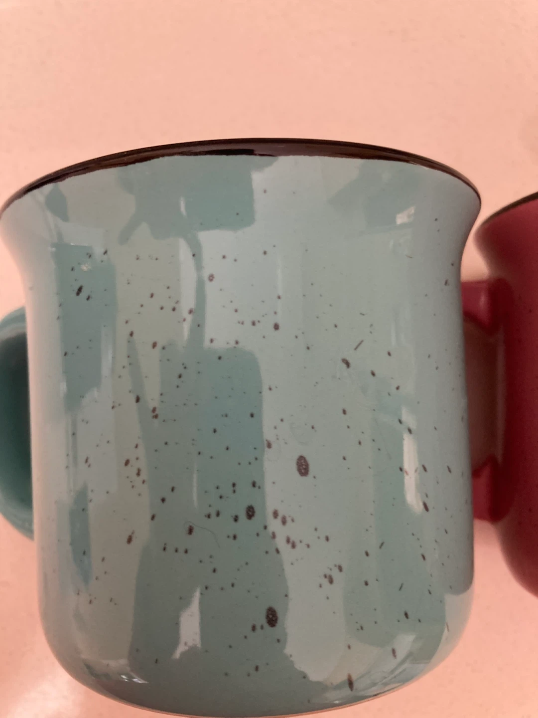 Two Speckled Ceramic Mugs - photo 4